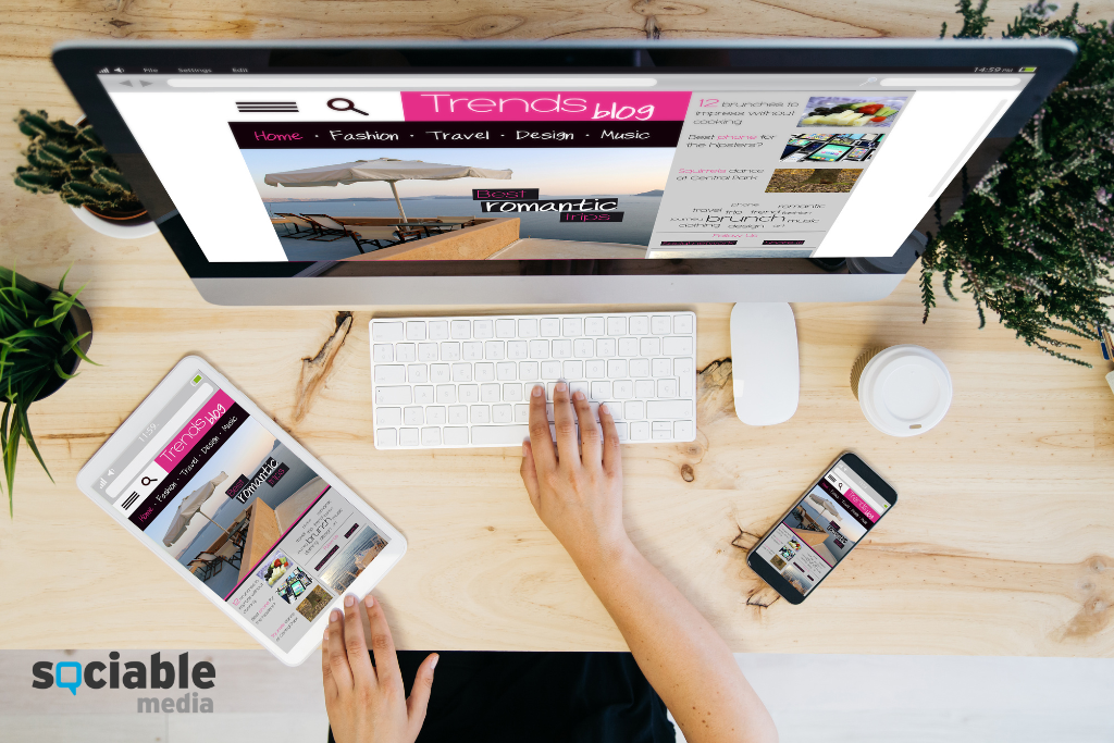 Different website themes